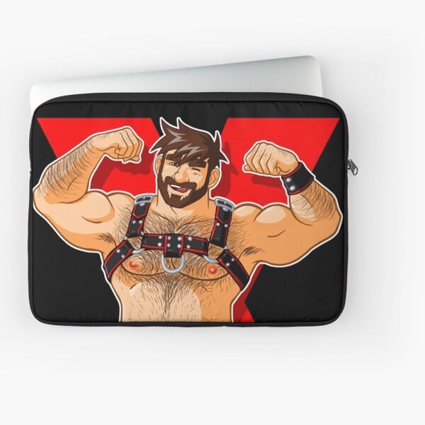 ADAM LIKES HARNESS - RED Laptop Sleeve