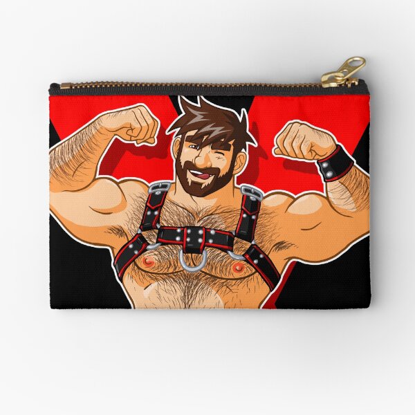 ADAM LIKES HARNESS - RED Zipper Pouch