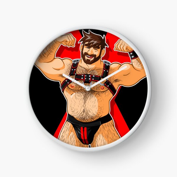 ADAM LIKES HARNESS - RED Clock