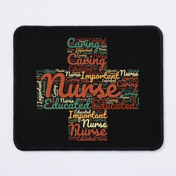 Item preview, Nurse Shape Cloud Caring Educated Important Medic Symbol designed and sold by RockBeeDesigns.