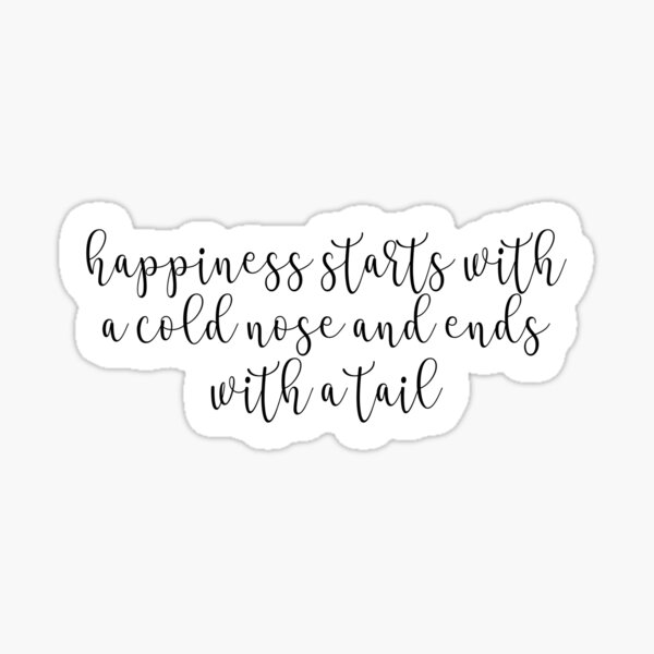 Puppy Happiness Sticker
