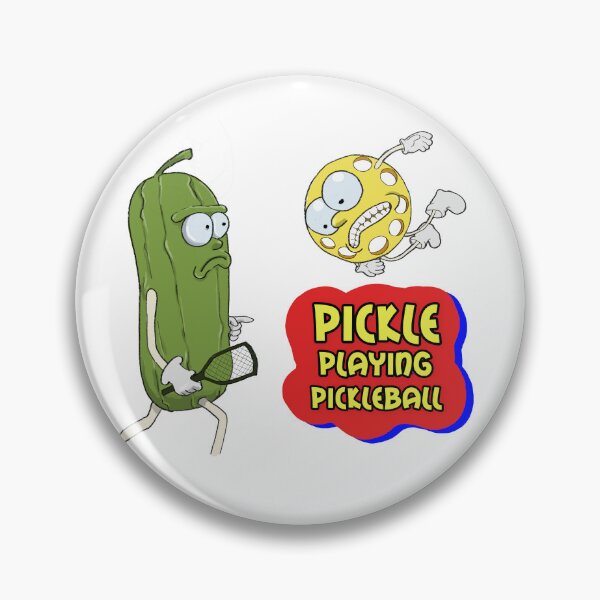 Item preview, Funny Pickle Playing Pickleball Classic Meme designed and sold by DogmaArtstype.
