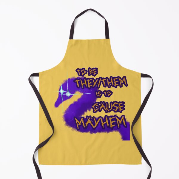 Item preview, Be they/them cause mayhem string worm designed and sold by ForTheFrogWar.