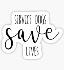 Service Dogs Sticker