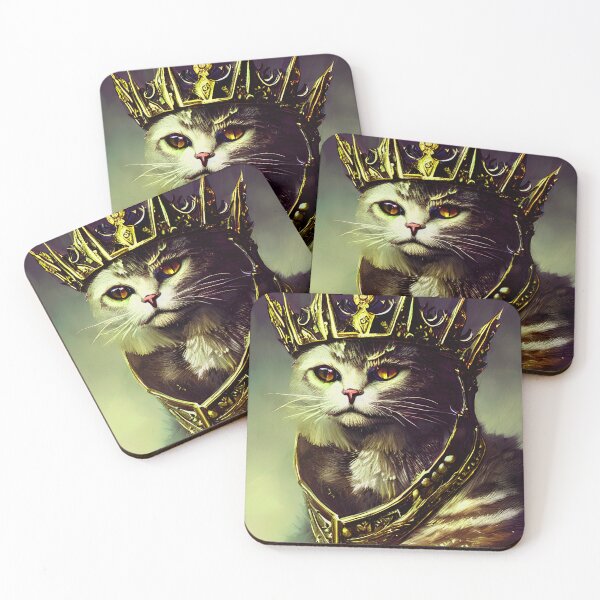 Item preview, Cat wearing crown designed and sold by DopeDesign111.