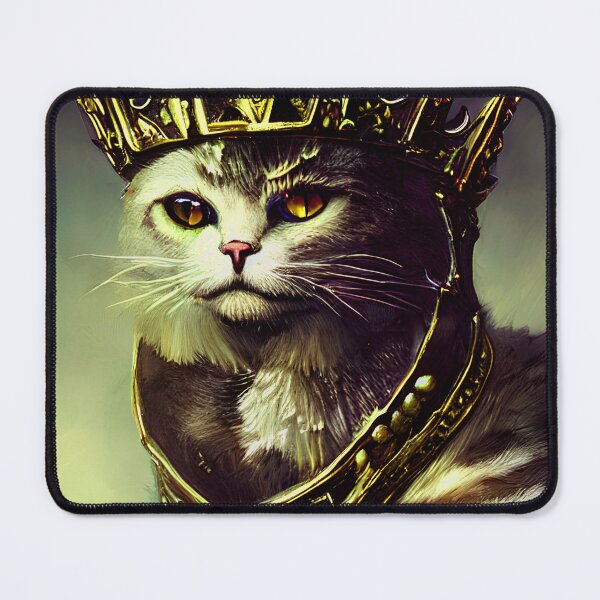Item preview, Cat wearing crown designed and sold by DopeDesign111.