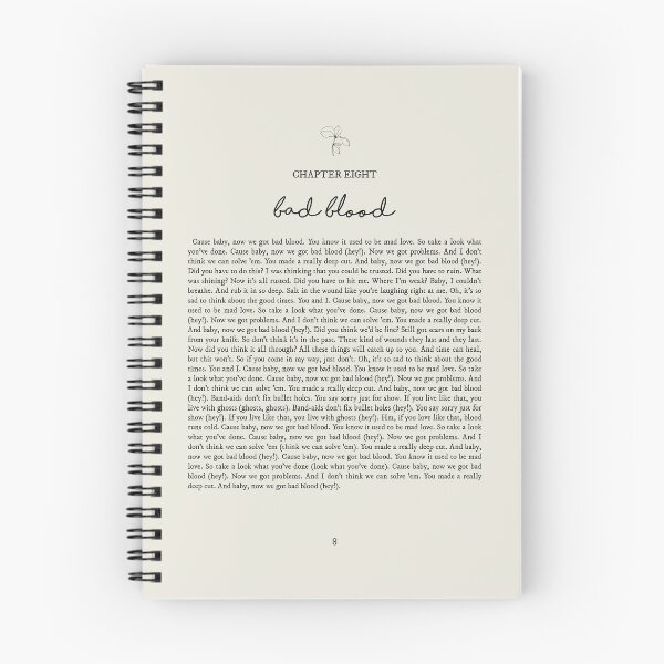 Item preview, Bad Blood Lyrics designed and sold by queseraseraa.