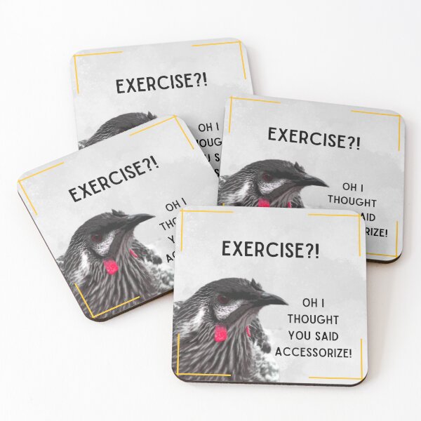 Item preview, Exercise?! Oh I thought you said accessorize! designed and sold by Yankee Doodle Gandy.