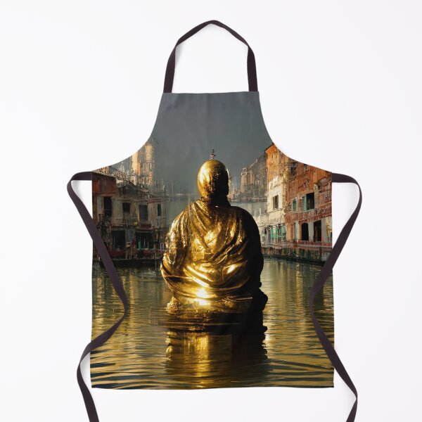 Artikelvorschau, Schwebender Kanal der goldenen Buddha-Statue in Venedig entworfen und verkauft von osssoconcept.