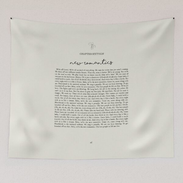 Item preview, New Romantics Lyrics designed and sold by queseraseraa.