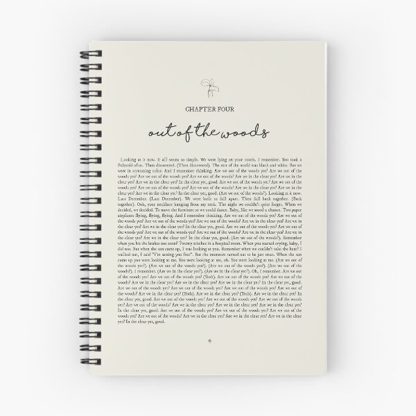 Item preview, Out Of The Woods Lyrics designed and sold by queseraseraa.