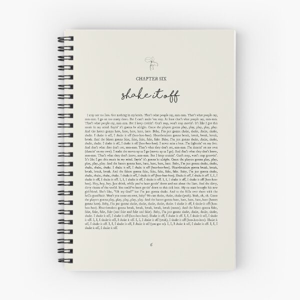 Item preview, Shake It Off Lyrics designed and sold by queseraseraa.