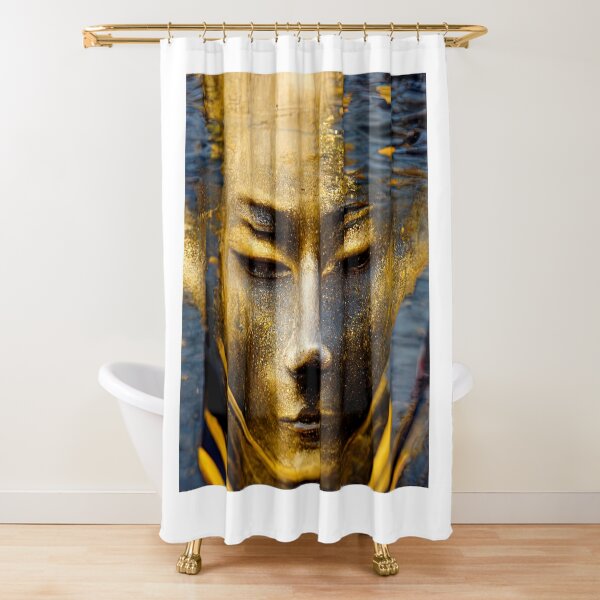 Item preview, Golden Buddha statue levitating canal in Venice designed and sold by osssoconcept.