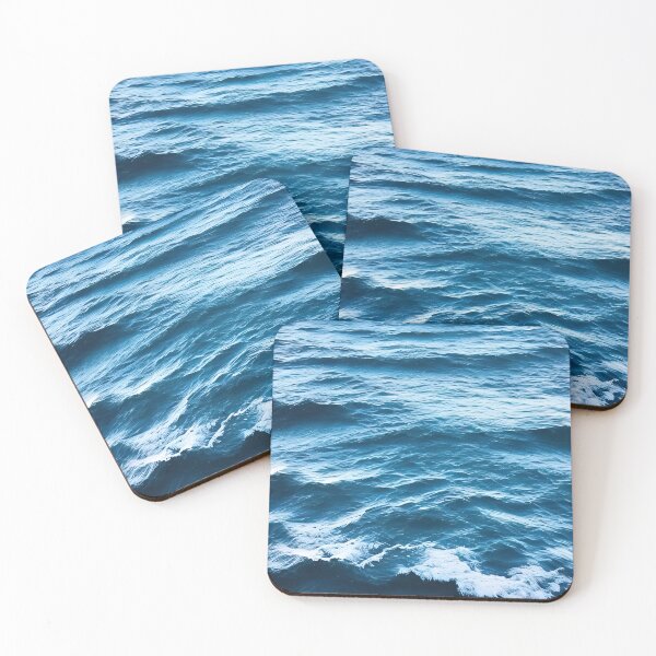 Item preview, Hyperrealistic blue ocean waves designed and sold by Crestern.