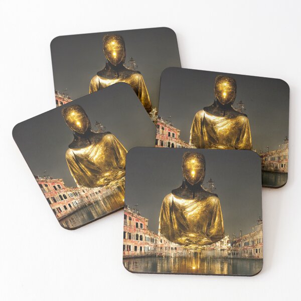 Artikelvorschau, Schwebender Kanal der goldenen Buddha-Statue in Venedig entworfen und verkauft von osssoconcept.