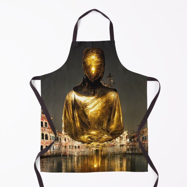 Artikelvorschau, Schwebender Kanal der goldenen Buddha-Statue in Venedig entworfen und verkauft von osssoconcept.
