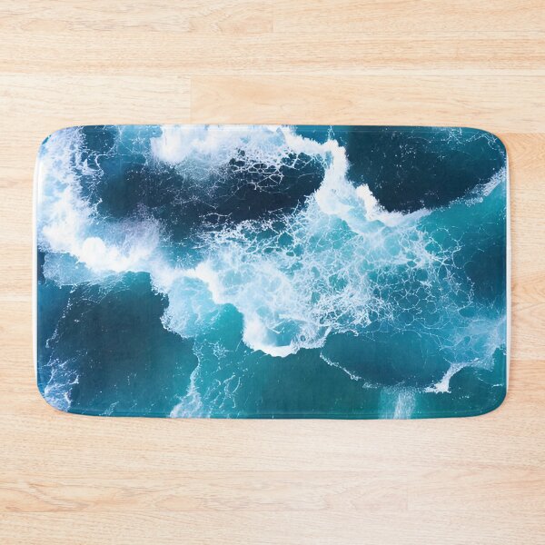 Item preview, Hyperrealistic blue ocean waves designed and sold by Crestern.