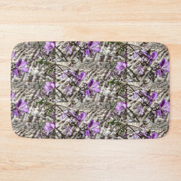 Item preview, Petals on a corrugated metal roof suitable especially for a canvas print or metal print designed and sold by simplyart767.