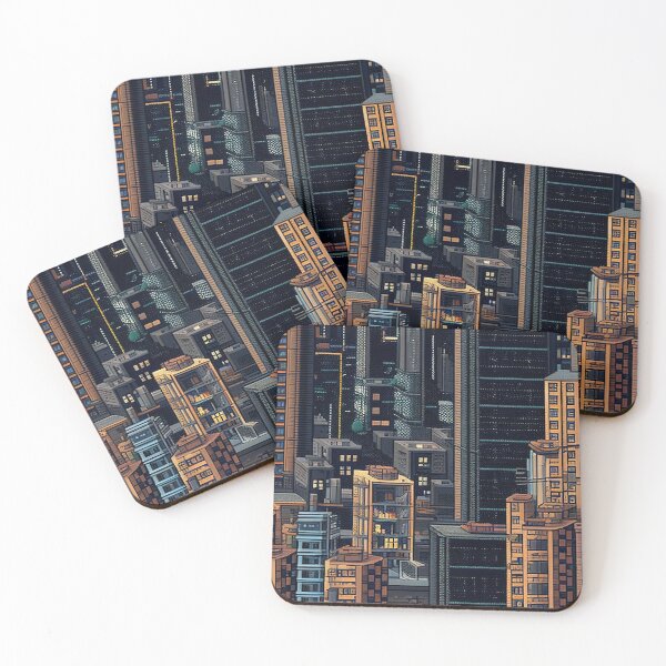 Item preview, Edificios altos. designed and sold by Pixelarium.