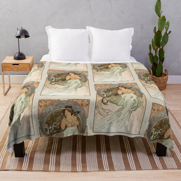 Item preview, Music, from Les Arts (1898), Alphonse Mucha.  designed and sold by Monskyart.