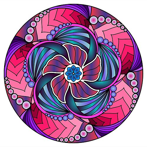 Floral Mandalas 058 (Style:81)