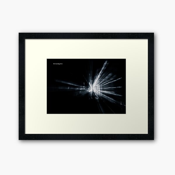Explozoom on a famous basilica Framed Art Print