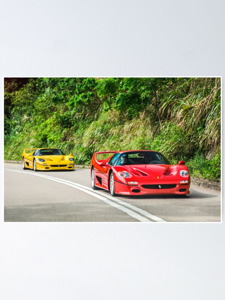 ferrari f50 amarillo