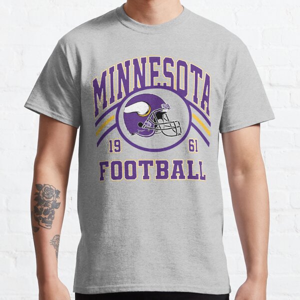 Minnesota Vikings T Shirt Vintage Vikings Shirts Cool Retro Go Cheerleader Alternative Logo Throwback Football Graphic Tee for Men Women