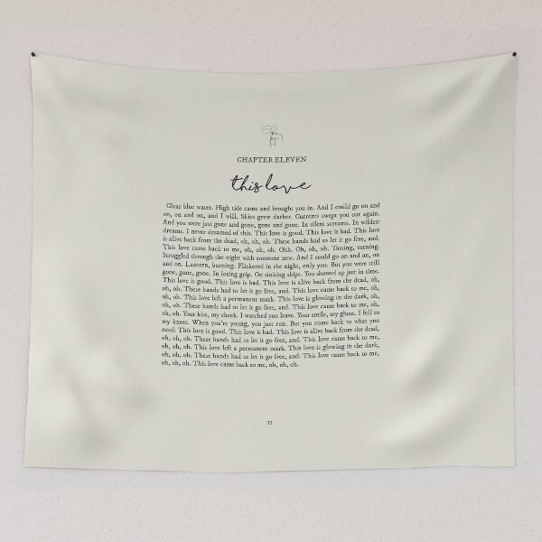 Item preview, This Love Lyrics designed and sold by queseraseraa.