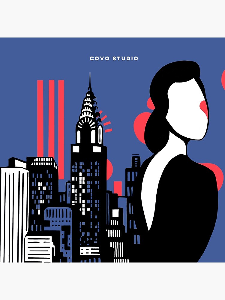 Imagen 2 de 2, Bolsa de tela con la obra New York City Collection- 5th Avenue, diseñada y vendida por CovoStudio.