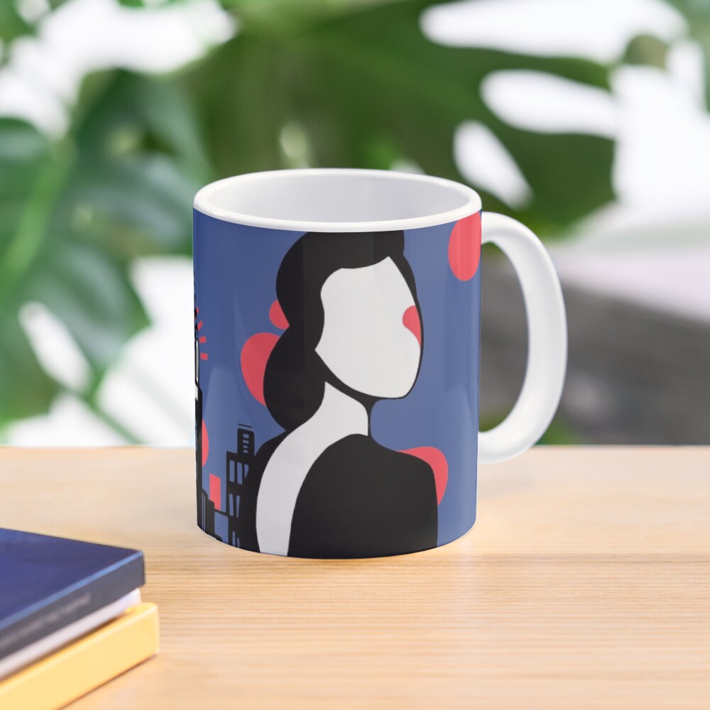 Vista previa del artículo con la obra «Taza clásica», diseñado y vendido por CovoStudio.