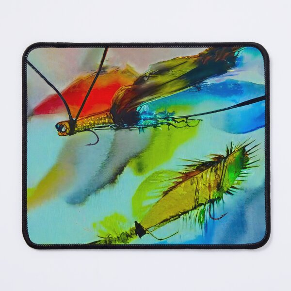 Item preview, Two Fishing Flies designed and sold by PictureNZ.