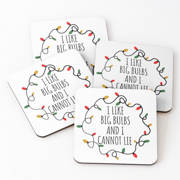 Item preview, I Like Big Bulbs And I Can Not Lie Funny Christmas designed and sold by HappyArts90.