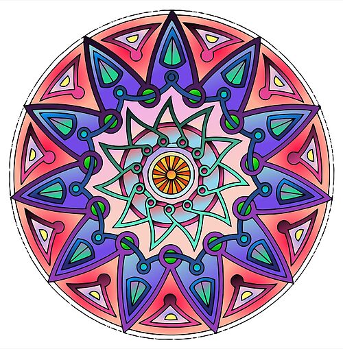 Circle Mandalas 72 (Style:1)
