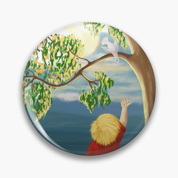 Item preview, Boy feeding Dove designed and sold by Tanya Crowley.