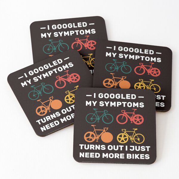 Item preview, Cycling Symptoms, Funny Cycling, Cyclist Quote designed and sold by Aerial Addicts.