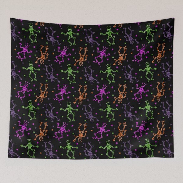 Item preview, Halloween Dancing Skeletons designed and sold by ArtVixen.