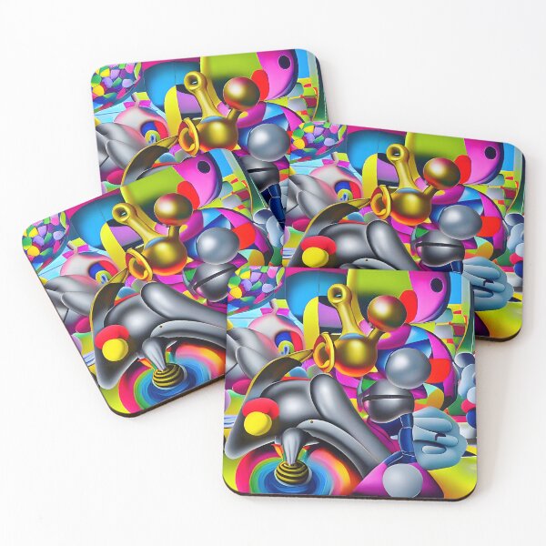 Item preview, vbstrvctivsm- amusement park (Abstract Art 97) designed and sold by vbstrvctivsm.