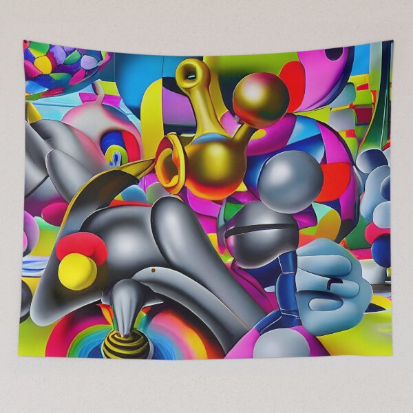 Item preview, vbstrvctivsm- amusement park (Abstract Art 97) designed and sold by vbstrvctivsm.