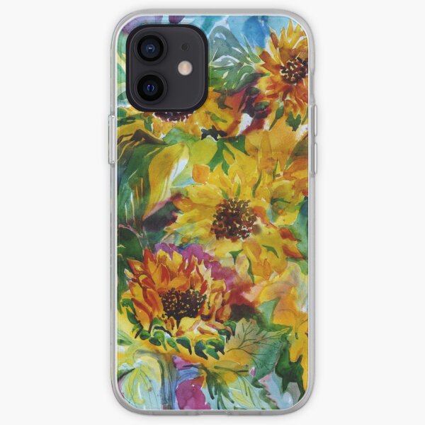 Sunflowers a la Somis iPhone Soft Case