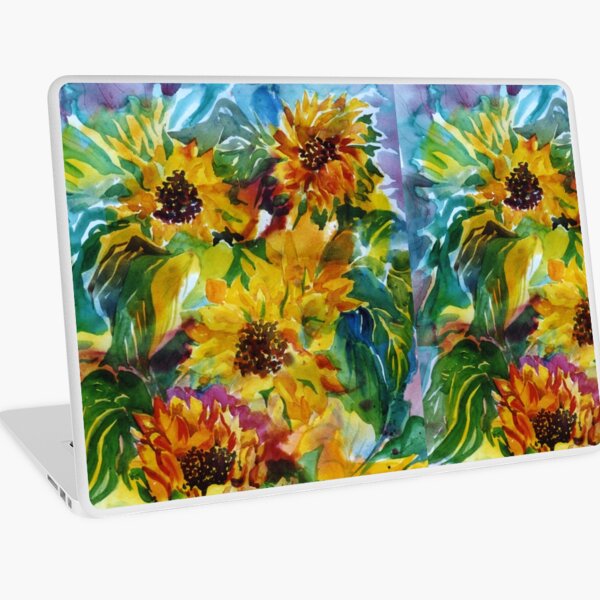 Sunflowers a la Somis Laptop Skin