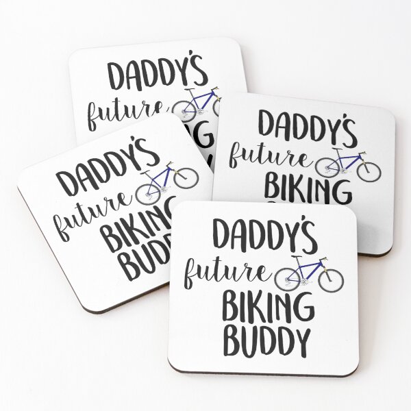 Item preview, Daddys Future Biking Buddy, Funny Cycling, Cyclist Quote designed and sold by Aerial Addicts.