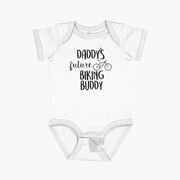Item preview, Daddys Future Biking Buddy, Funny Cycling, Cyclist Quote designed and sold by Aerial Addicts.