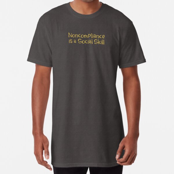 Noncompliance Black Long T-Shirt