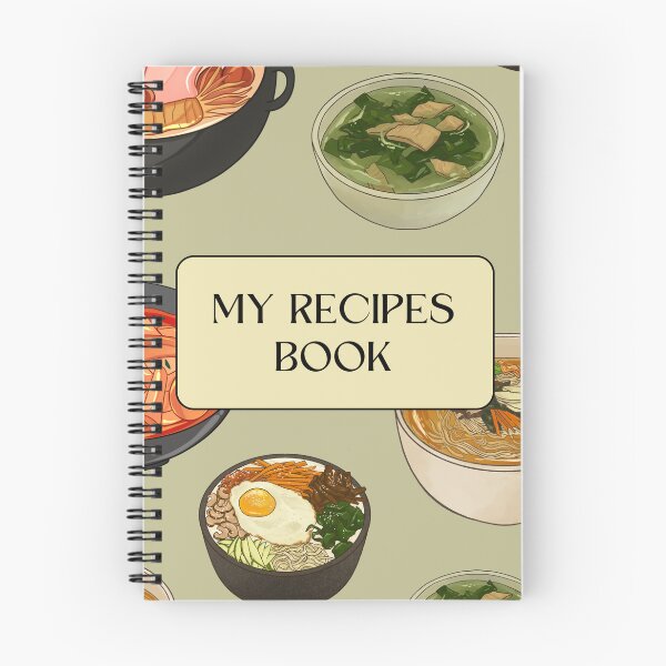 Item preview, cooking recipes notebook book chef designed and sold by noha alzohbi.