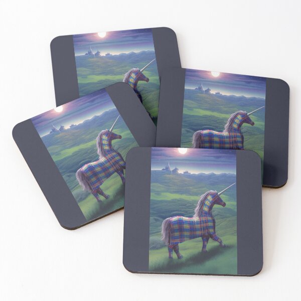 Item preview, Tartan unicorn (#03) [Create a set!] designed and sold by SolidEarthArt.