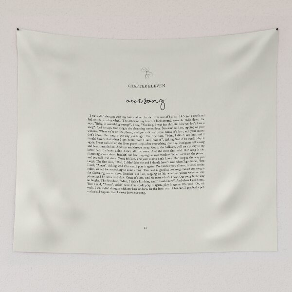 Item preview, Our Song Lyrics designed and sold by queseraseraa.