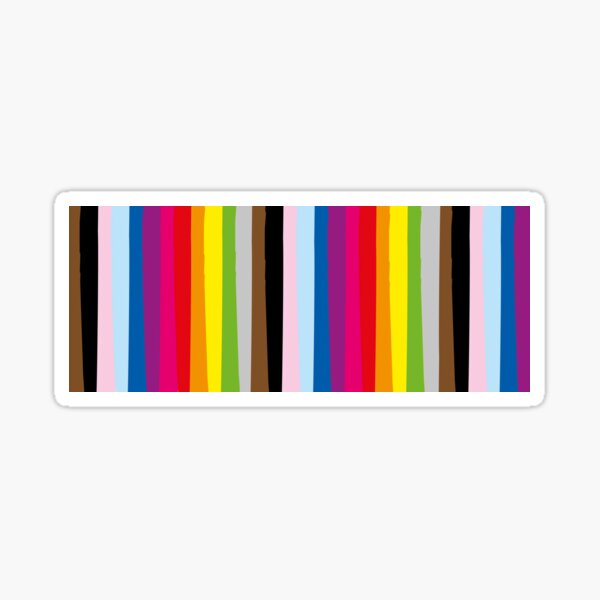 GLOW Choir Stripes! Sticker