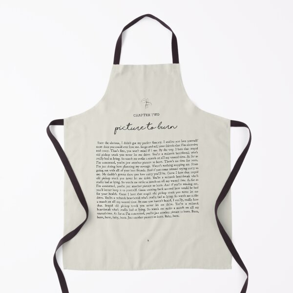 Item preview, Picture To Burn Lyrics designed and sold by queseraseraa.