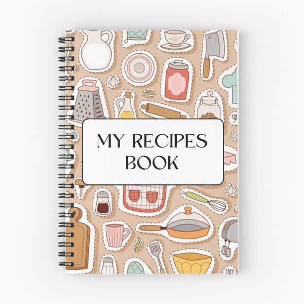 Item preview, cooking recipes notebook book chef designed and sold by noha alzohbi.